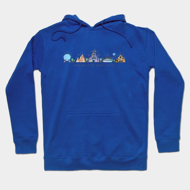 Happiest Castle On Earth Hoodie by donnaprillyta